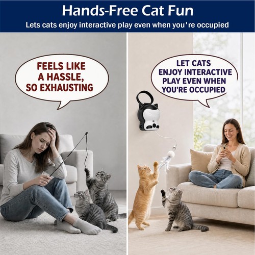 Automatic interactive cat toy - automatic,
