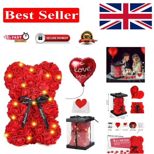 Charming rose flower bear set - charming,